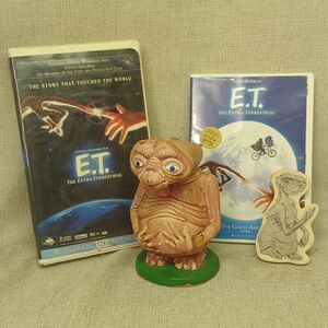 E.T. The Extra-Terrestrial (VHS, 1982) THX Digitally Remastered Clamshell & DVD